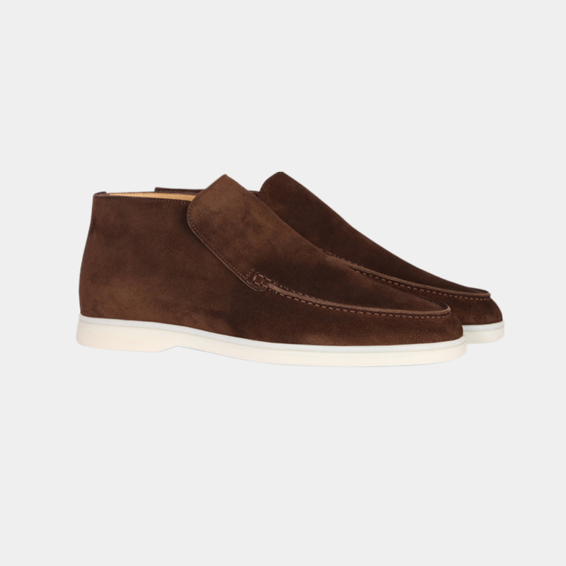 Ace - Elegante kalfssuède heren loafer