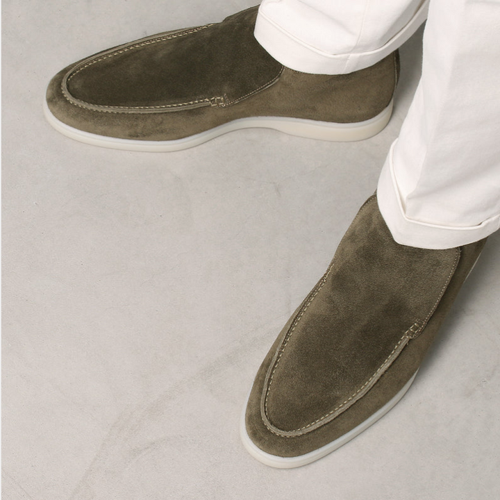 Ace - Elegante kalfssuède heren loafer