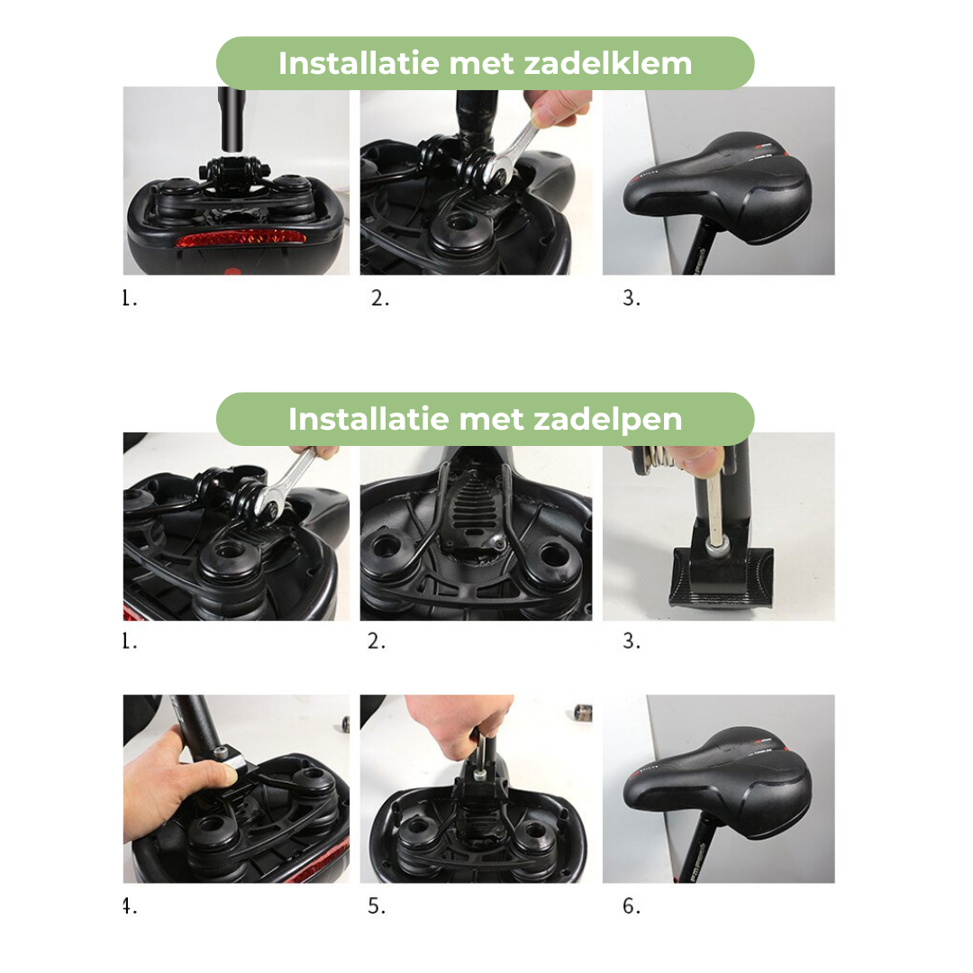 Ergonomisch Universeel Fietszadel