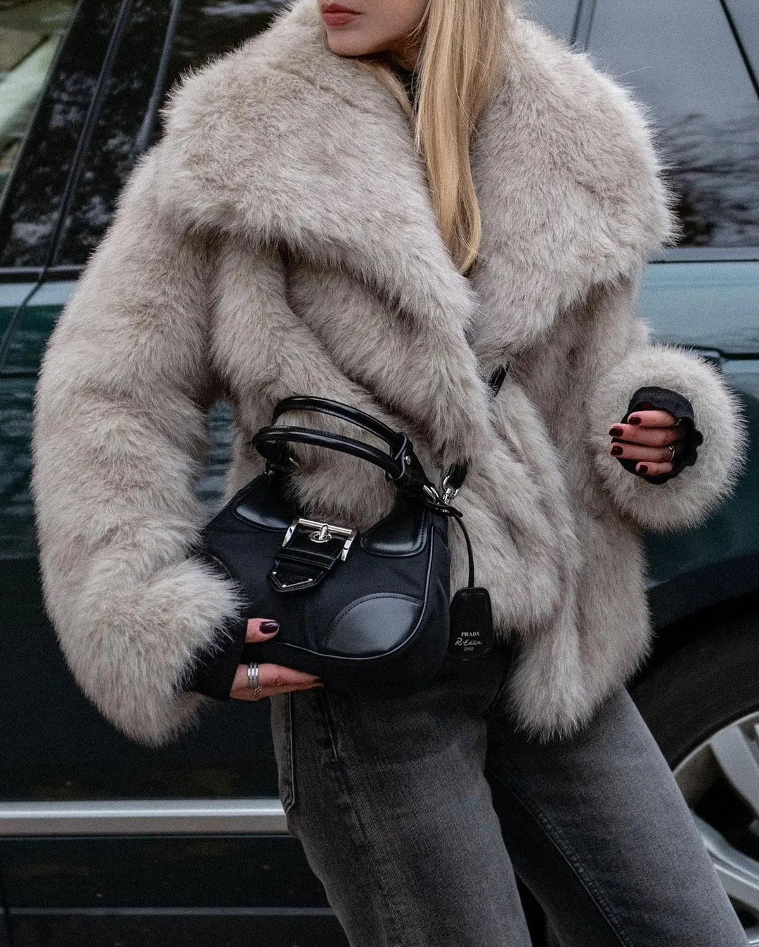 Tokyo - Oversized Faux Fur bontjas voor dames