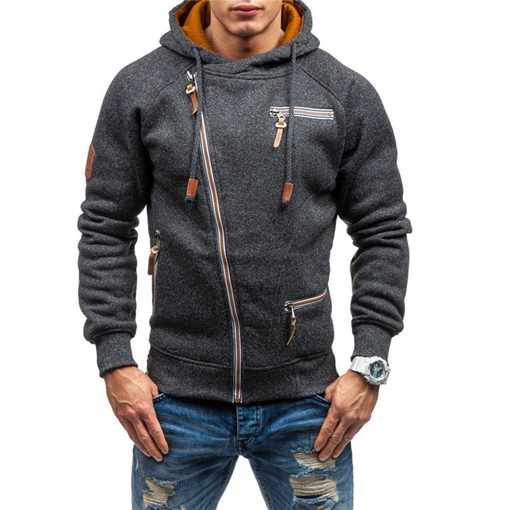 Murie - Casual fleece hoodie met zakken voor mannen