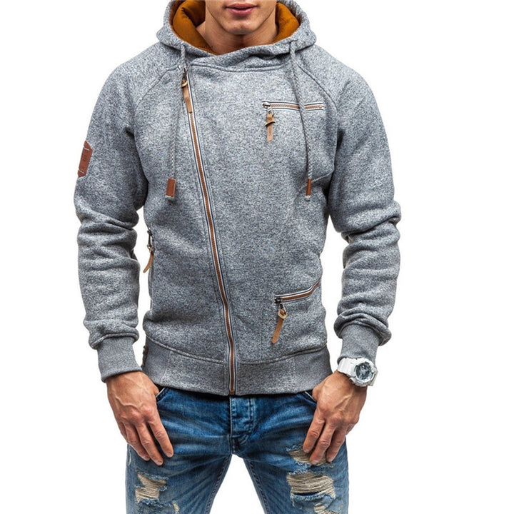 Murie - Casual fleece hoodie met zakken voor mannen