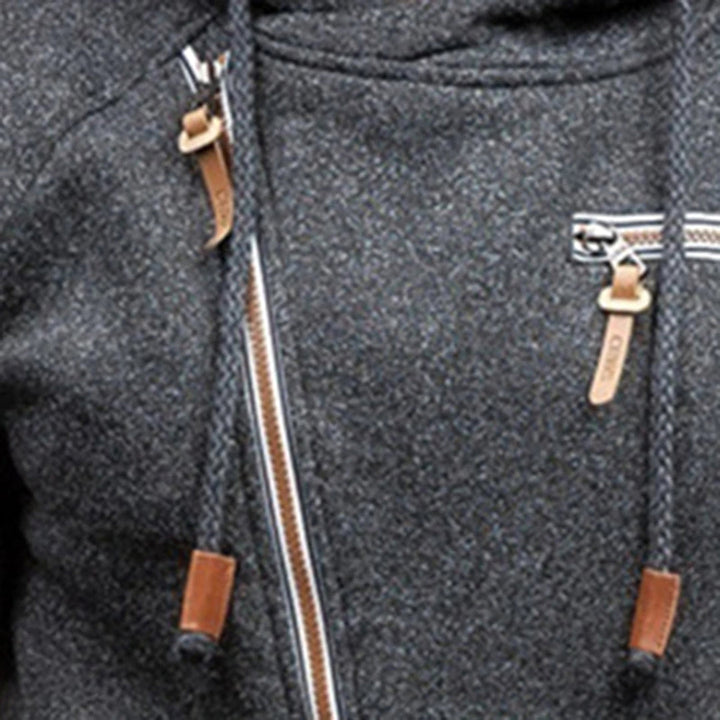 Murie - Casual fleece hoodie met zakken voor mannen