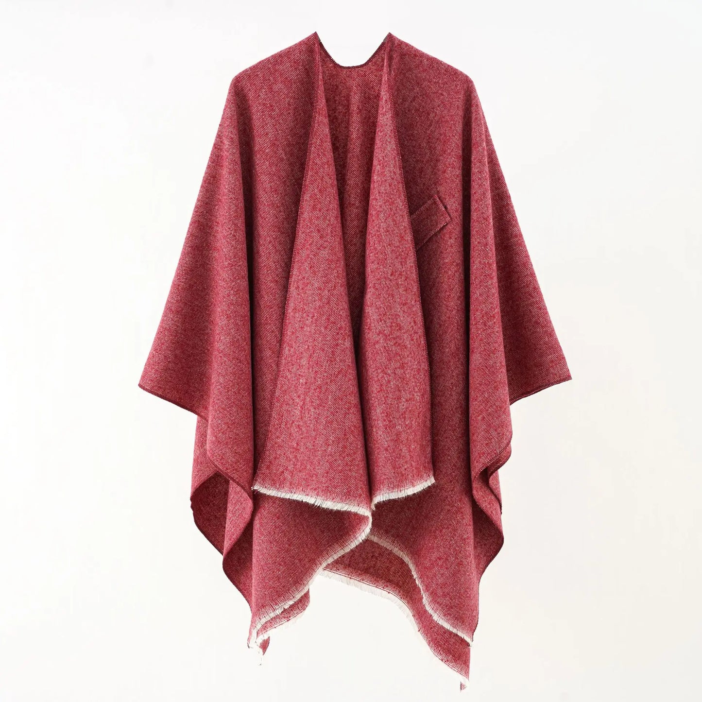 Chique katoenen cape overgooier poncho - Regina