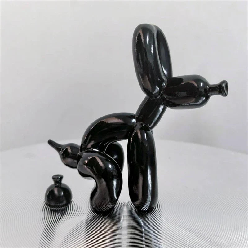 PuppyBalloon – Speelse Hars Sculptuur in Diverse Kleuren