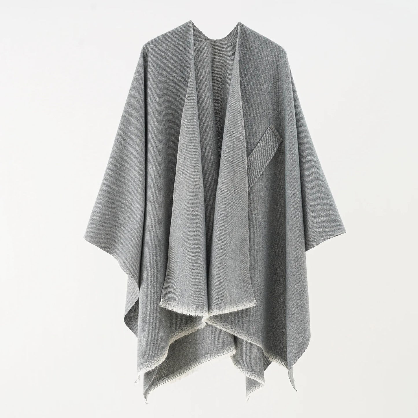 Chique katoenen cape overgooier poncho - Regina