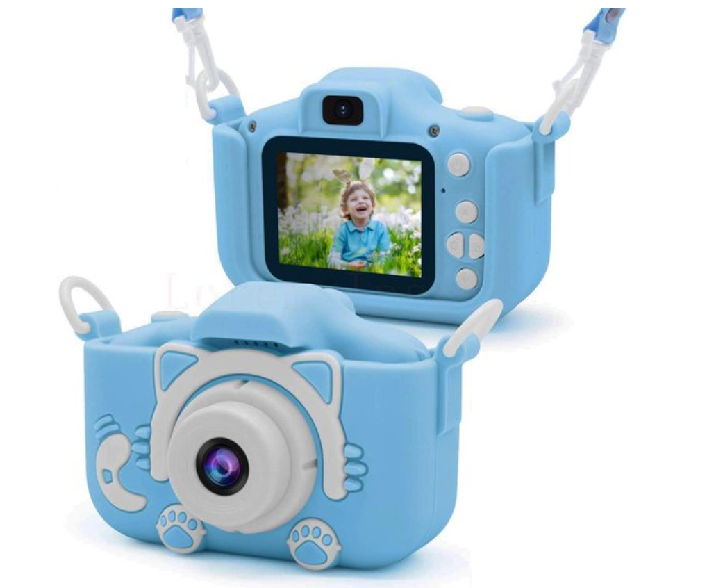 HD mini digitale camera met beschermhoes voor kinderen