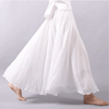 Elegante bohemian linnen maxi rok - Magna