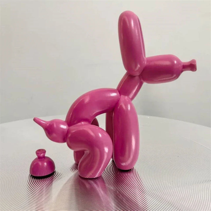 PuppyBalloon – Speelse Hars Sculptuur in Diverse Kleuren