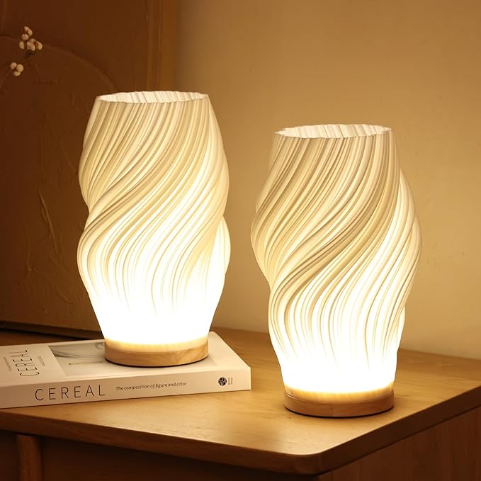 Luxe design swirl LED tafellamp