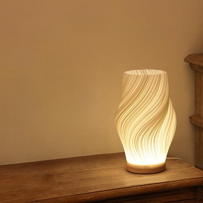 Luxe design swirl LED tafellamp