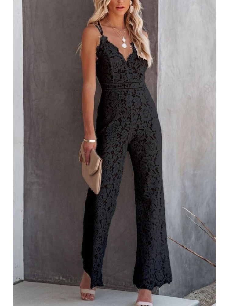 Jumpsuit Met V-Cut en Tipback - Felies