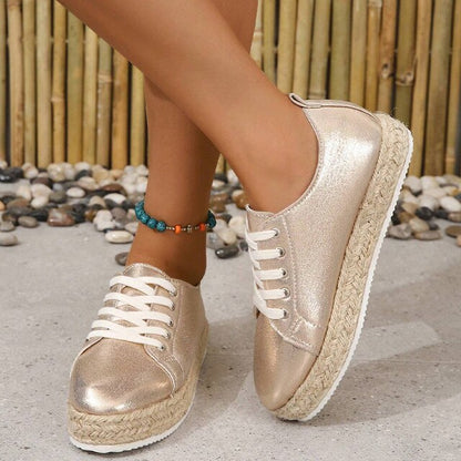 Summer girls - Opvallende zilveren sneaker