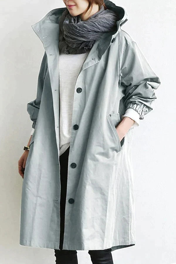 Trenchcoat waterdicht oversized halflang - Maris