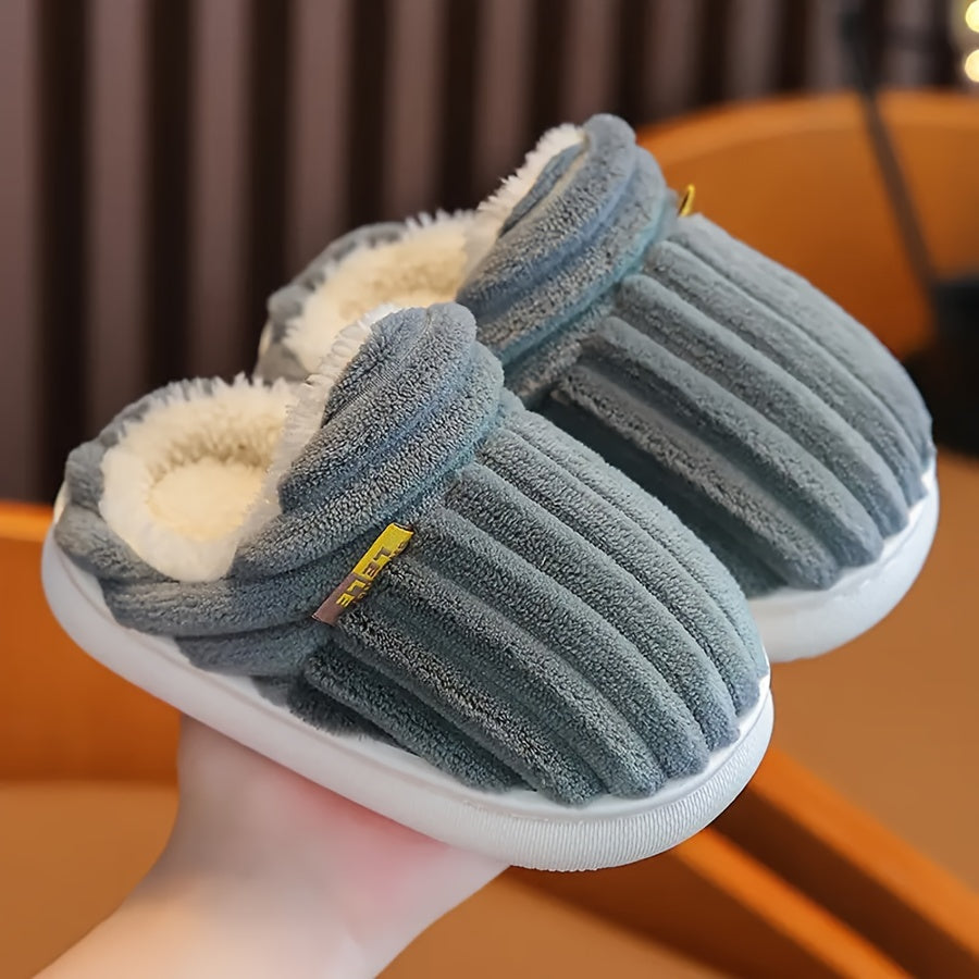 Zachte pluche knusse huisslippers voor jongens en meisjes - Justine