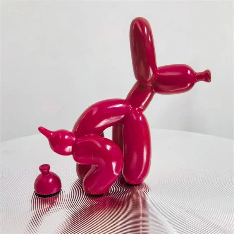 PuppyBalloon – Speelse Hars Sculptuur in Diverse Kleuren