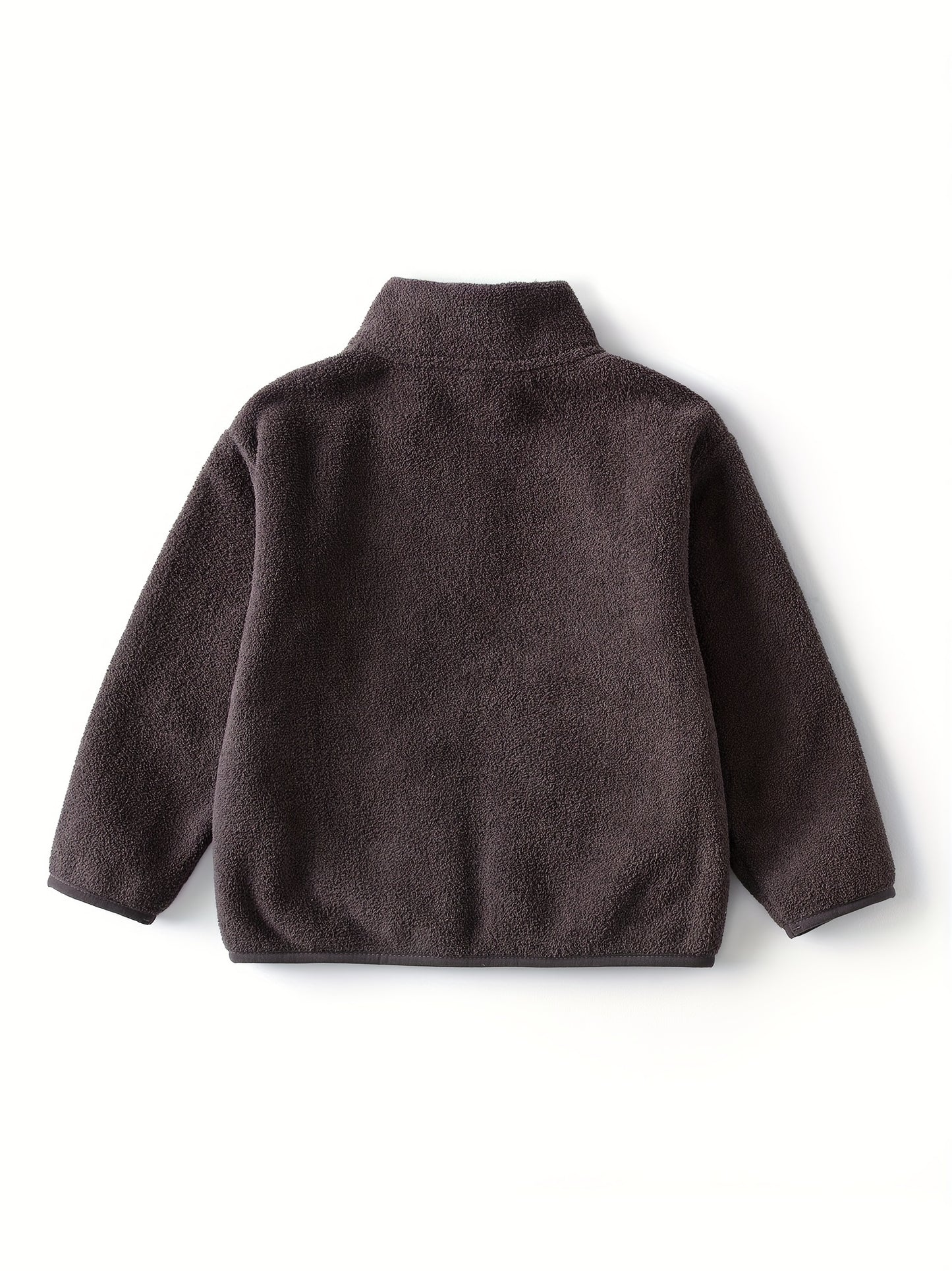 Polar fleece kinderjas in effen kleur - Fenley