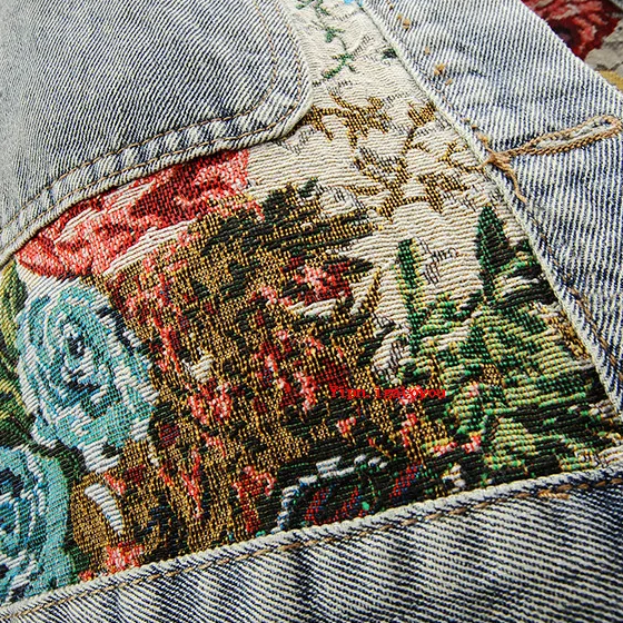 Floral Jeans Jack - July