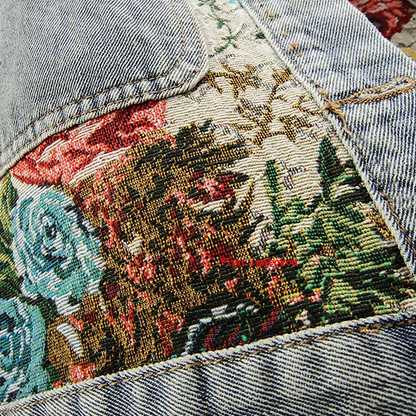 Floral Jeans Jack - July