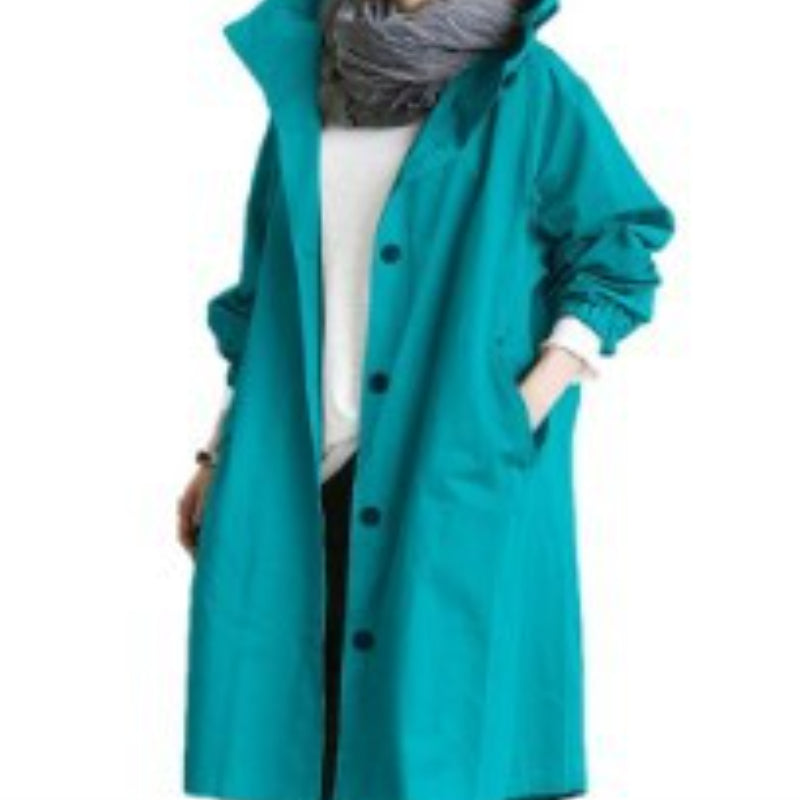 Wind- en waterdichte trenchcoat voor dames - Salve