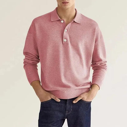 Poloshirt met lange mouwen - maximale elegantie en comfort - Thibo