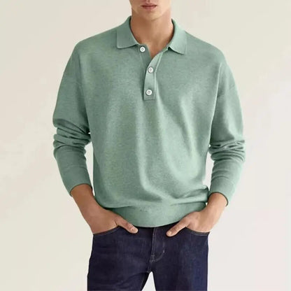 Poloshirt met lange mouwen - maximale elegantie en comfort - Thibo