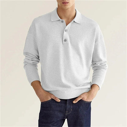 Poloshirt met lange mouwen - maximale elegantie en comfort - Thibo