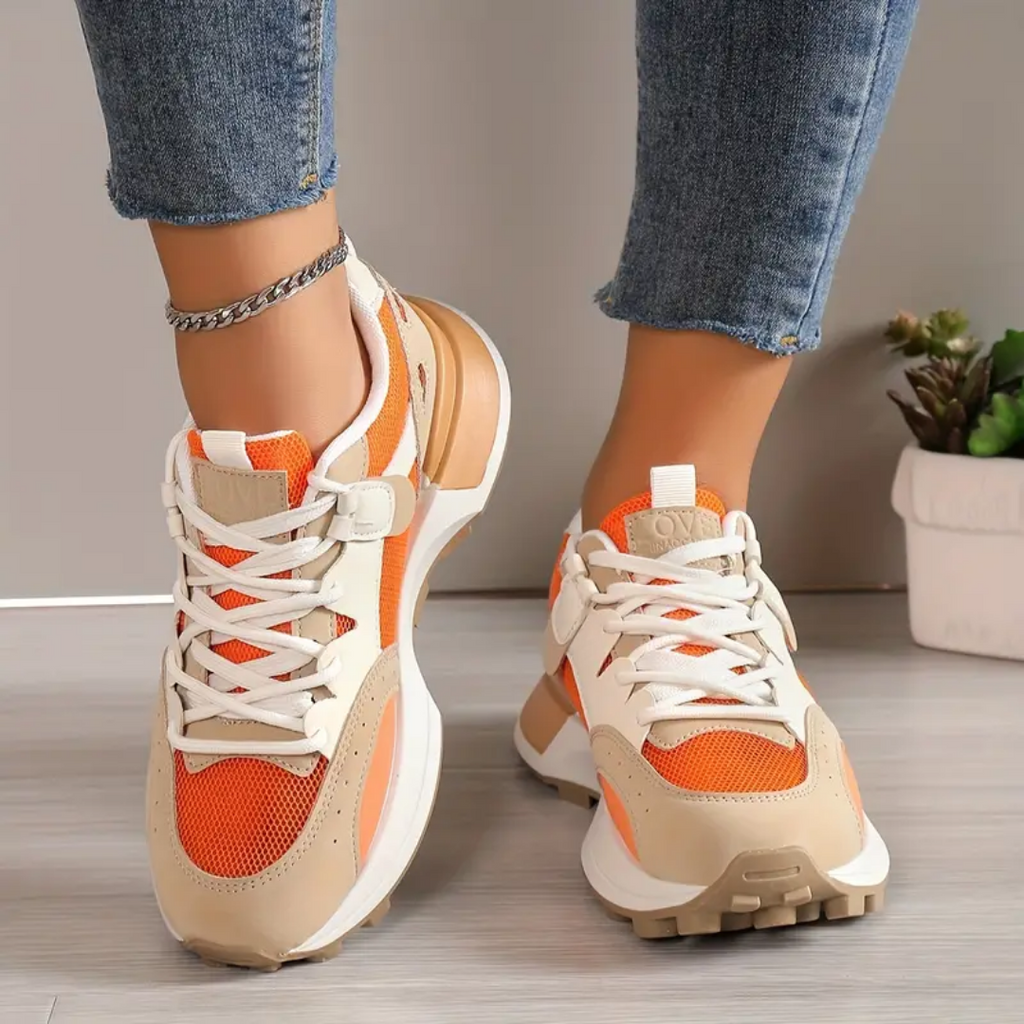 Casual color block sneakers voor dames - Katja