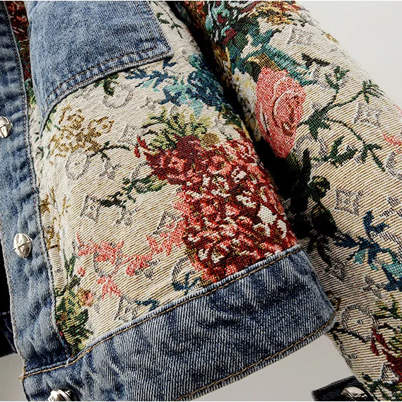 Floral Jeans Jack - July