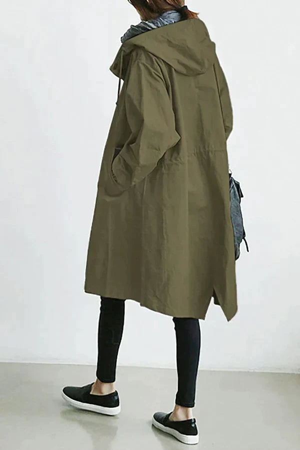 Trenchcoat waterdicht oversized halflang - Maris