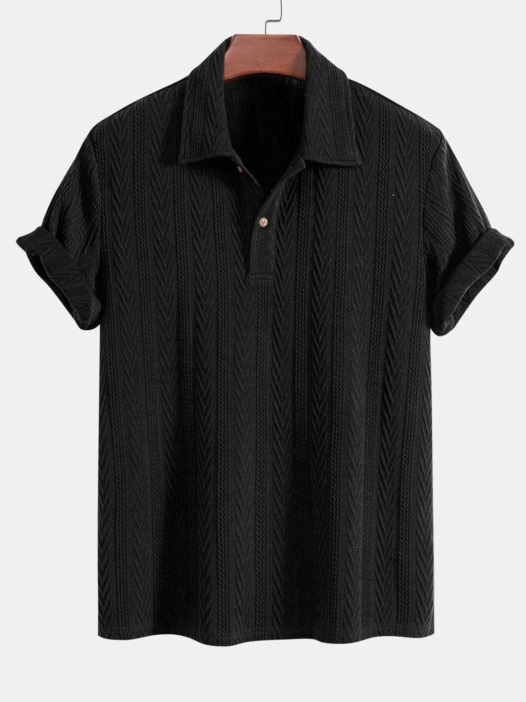 Gebreide Geometrische Jacquard Polo - Ben