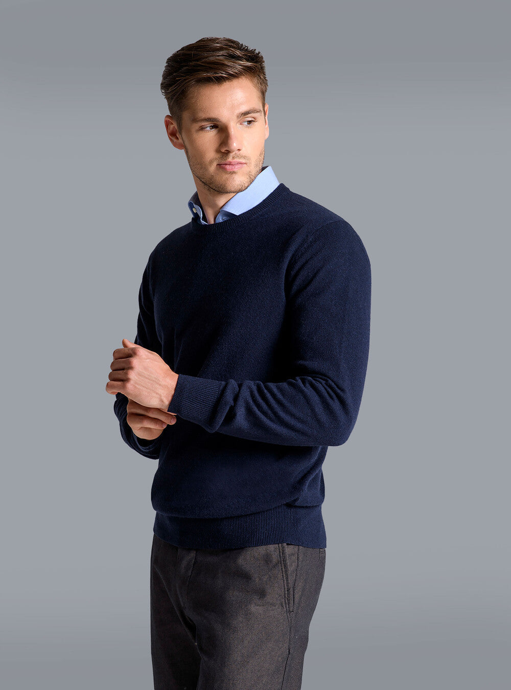 Casual sweater van kasjmier - Benjo