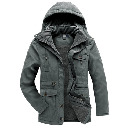 Warme winterjas met fleece voering - Gippeto