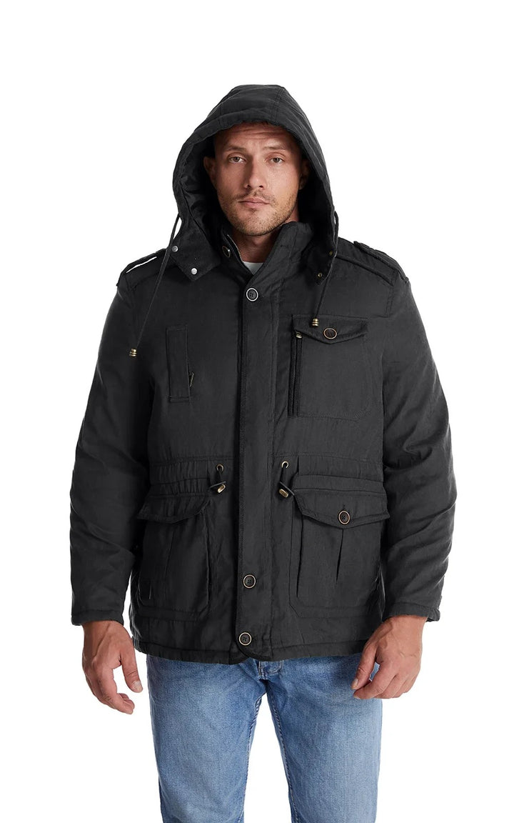 Warme winterjas met fleece voering - Gippeto