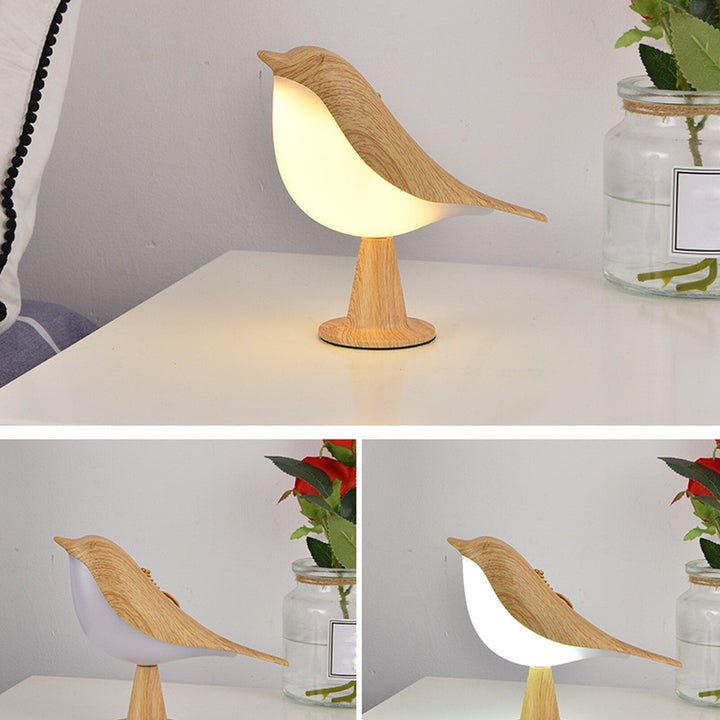 Minimalistische designlamp met vogels