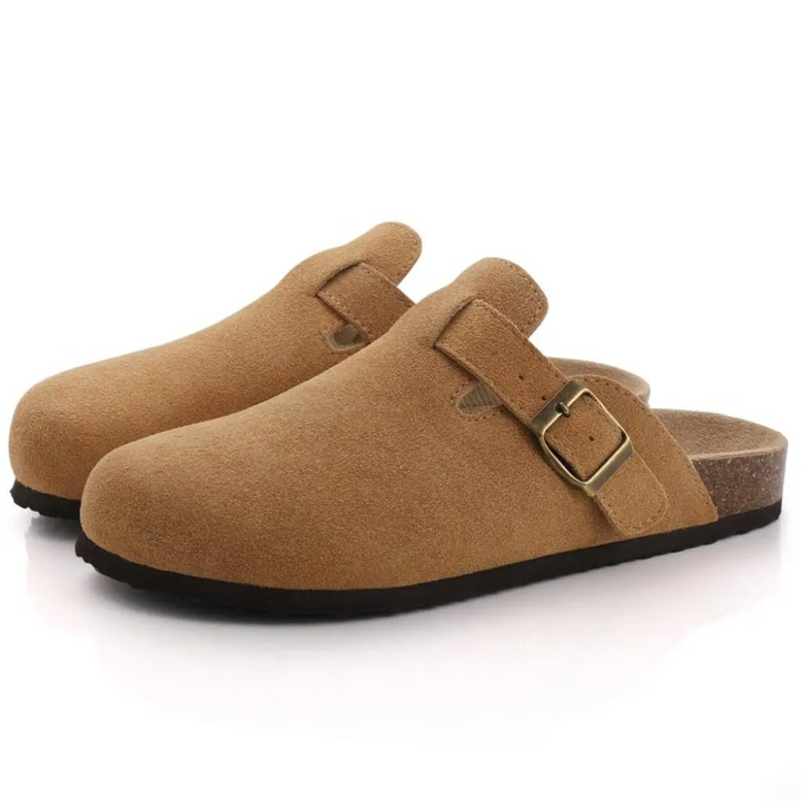 Orthopedisch Suède Kurk Slippers