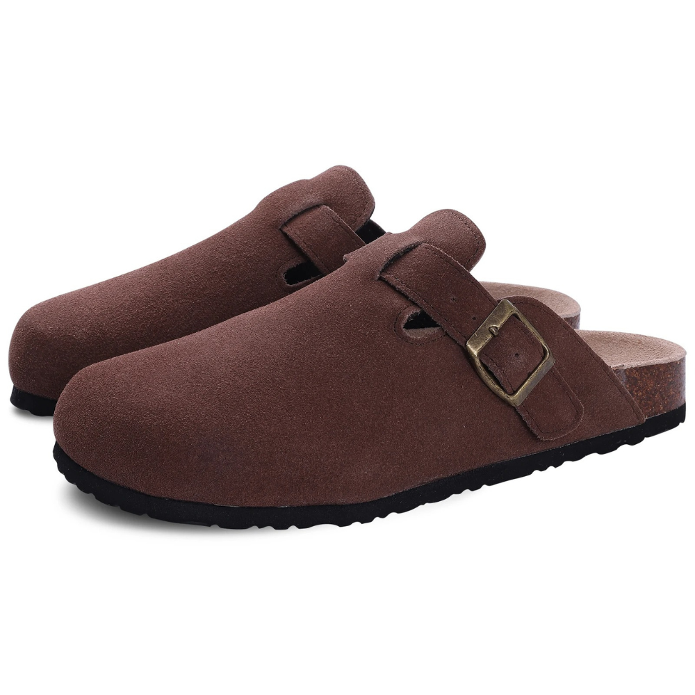 Orthopedisch Suède Kurk Slippers