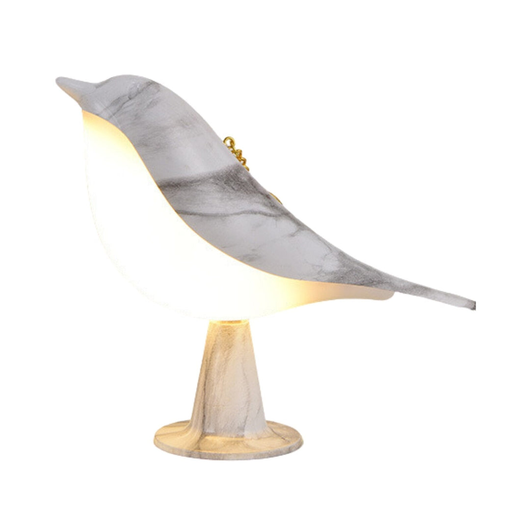 Minimalistische designlamp met vogels